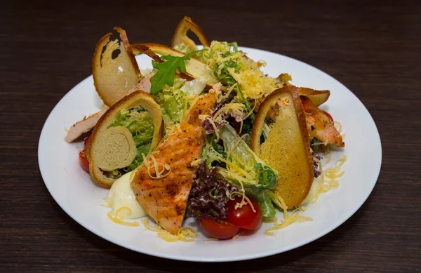 Salada de filete de frango — Fotografia de Stock