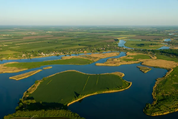 Landscape with the river — Stock Photo, Image