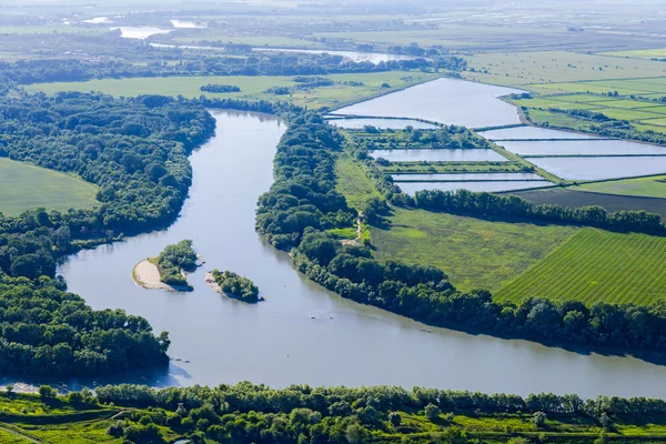 Landscape with the river — Stock Photo, Image