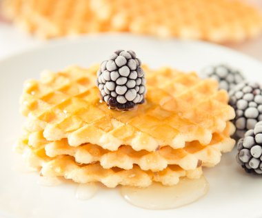 Berry ile waffle