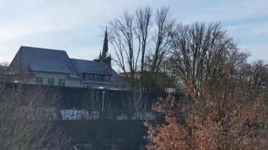 Kuleden eski şehrin şehrine manzara