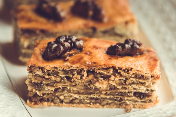 Dulces orientales baklava — Foto de Stock