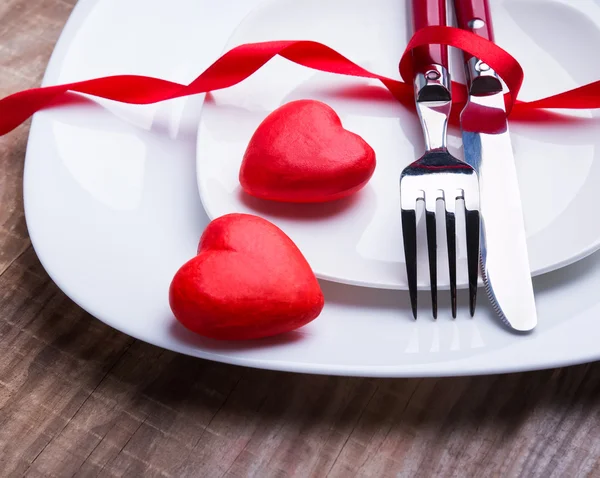 Sevgililer günü Tablo ayarı kavramı.