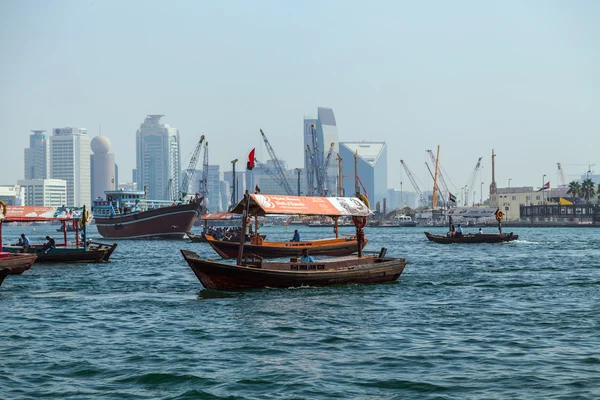 Dubai Abra ferries — Stock Photo, Image