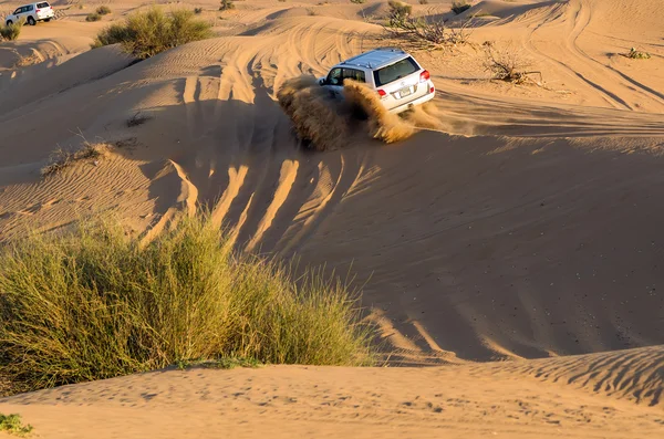 Οδήγηση σε τζιπ Desert Safari — Φωτογραφία Αρχείου