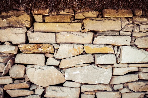 Hek steen textuur achtergrond — Stockfoto