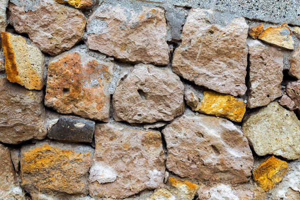 Oude grijze stenen muur achtergrond — Stockfoto