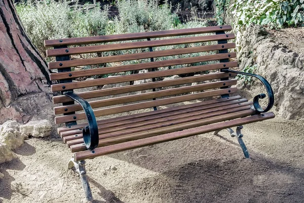 Bench City Park Vintage Retro Style — Stock Photo, Image