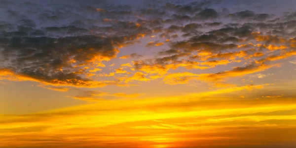 Horizonte Puesta Del Sol Tropical Cielo Fondo Natural — Foto de Stock