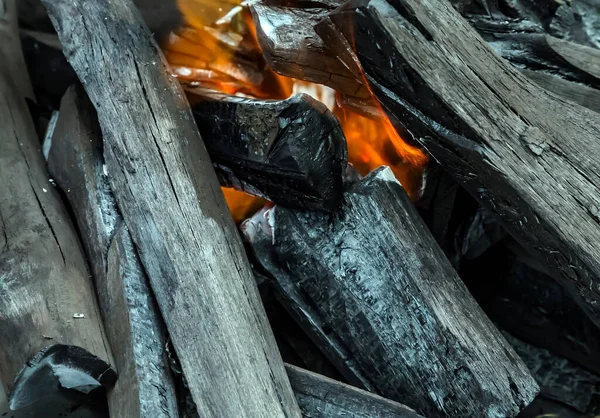 Lagerfeuer Lodert Red Burning — Stockfoto