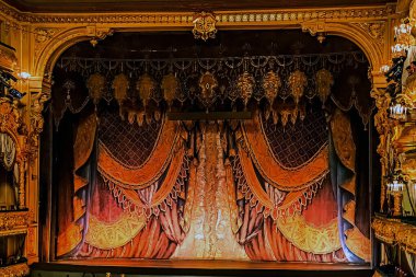 Mariinsky Tiyatrosu, tarihi opera ve bale tiyatrosu: Saint-Petersburg, Rusya, Temmuz 07, 2014