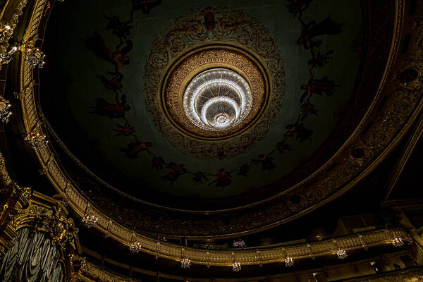 Mariinsky Theatre, historic theatre of opera and ballet: Saint-Petersburg, Russia, July 07, 2014
