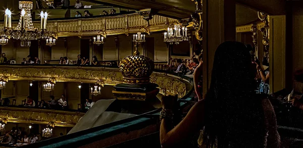 Teatro Mariinsky Teatro Histórico Ópera Balé São Petersburgo Rússia Julho — Fotografia de Stock