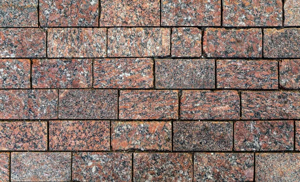 Textura Dlažební Kameny Bezešvé Žulové Bloky Stěny Texturované Podlaha Horizontální — Stock fotografie