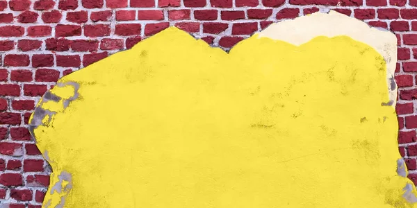 Betão Amarelo Colorido Parede Textura Abstrato Grunge — Fotografia de Stock