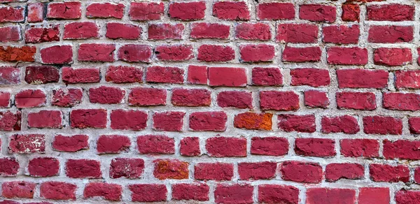 Red Brick Wall Βαφή Παλιά Σκυροδέματος Backgrounds Υφές — Φωτογραφία Αρχείου