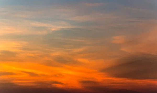 Ciel Coucher Soleil Lever Soleil Fond Nuage Jaune Nuageux Lumière — Photo