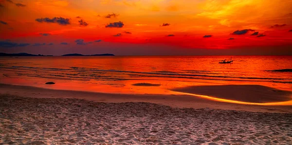 Low Tide Sky Sunset Sunrise Background Cloud Yellow Cloudy Light — Stock Photo, Image