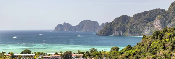 Panorama Archipelagu Phi Phi Don Tajlandii — Zdjęcie stockowe