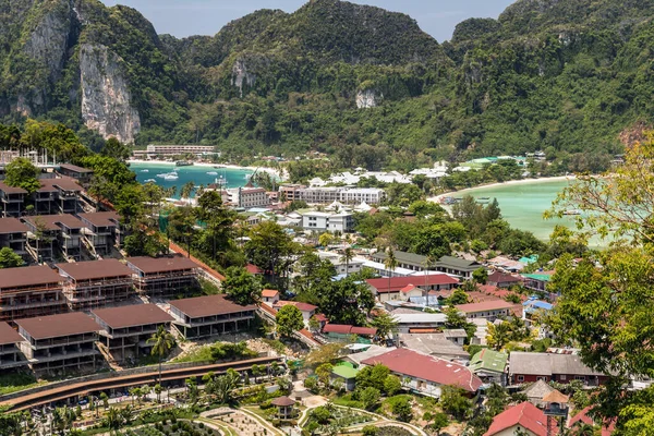 Casa Bungalow Spiaggia Phi Phi Don Arcipelago Thailandia — Foto Stock