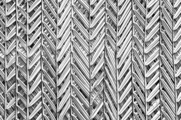 Weiß Bemalte Bambus Webmuster Natürliche Weidenstruktur Oberfläche — Stockfoto