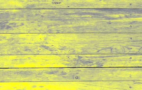 Yellow Oil Colors Painting Wooden Wall Texture Background Macro — Stock Photo, Image