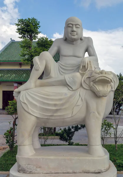 Dezoito Arhats Mármore Escultura Linh Ung Pagoda Nang Vietnã — Fotografia de Stock