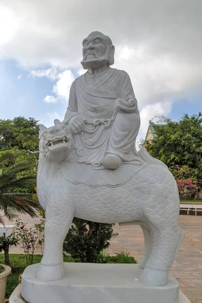 Osmnáct Arhatů Mramor Socha Linh Ung Pagoda Nang Vietnam — Stock fotografie