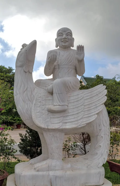 Osmnáct Arhatů Mramor Socha Linh Ung Pagoda Nang Vietnam — Stock fotografie