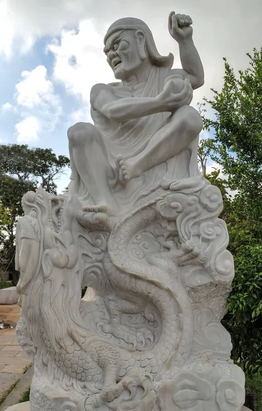 Восемнадцать Архатов Мрамор Скульптура Linh Ung Pagoda Нанг Вьетнам — стоковое фото