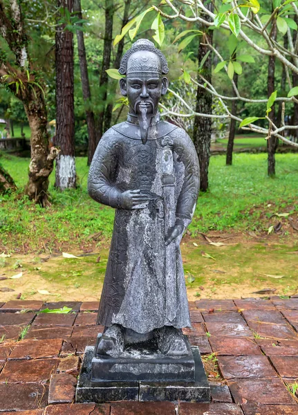 Tombeau Royal Khai Dinh Hue Vietnam Statues Gardien — Photo