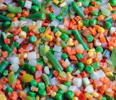 Diyet Gıda sebzeleri çeşitli Meksika Karışımı