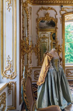 Hermitage Pavyonu İçişleri Tören Salonu, Tsarskoye Selo Puşkin. St. Petersburg 'da. RUSSIA, 3 Haziran 2014