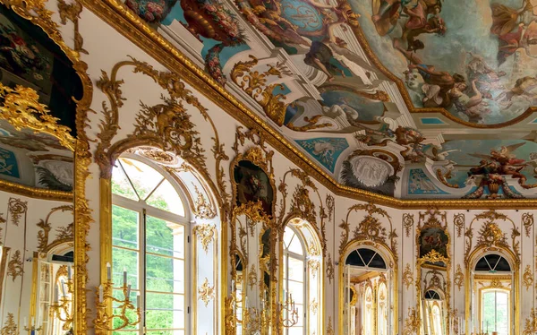 Tsarskoye Selo Pushkin Petersburg Russia June 2014 Hermitage Pavilion Interior — Stock Photo, Image