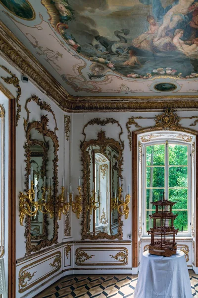 Hermitage Pavilion Interior Salão Cerimonial Tsarskoye Selo Pushkin São Petersburgo — Fotografia de Stock