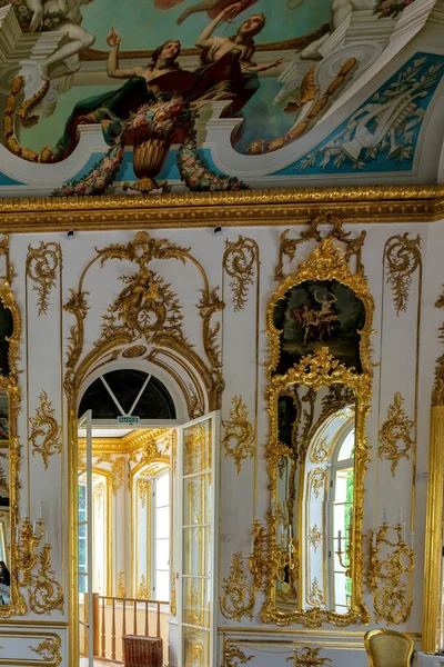 Tsarskoye Selo Pushkin Petersburg Russia June 2014 Hermitage Pavilion Interior — Stock Photo, Image