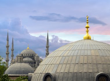 Hagia Sophia Interior in Istanbul, Turkey clipart