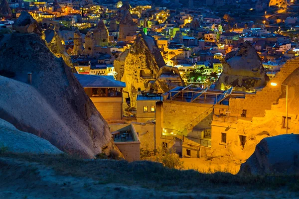 Göreme Kapadokya Türkiye manzara. — Stok fotoğraf