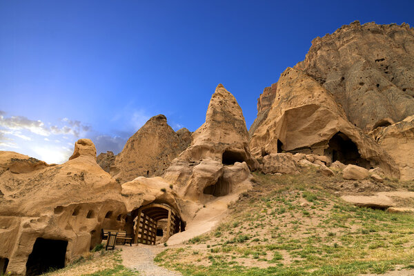 Mountain landscape, Goreme, Cappadocia, Turkey