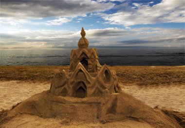 Sandcastle sahilde