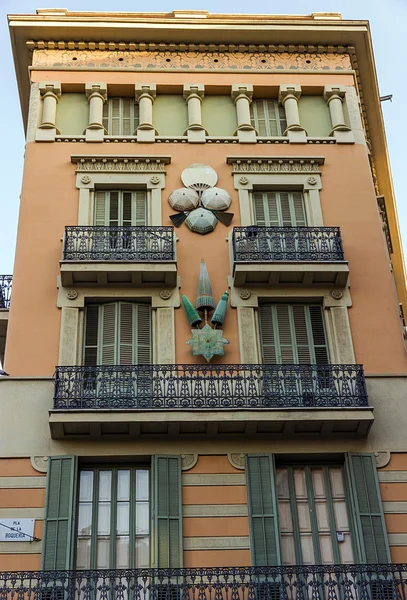 Casa Bruno Quadros in the Ramblas — Stock Photo, Image