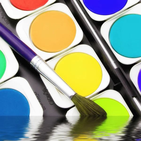 Farby artysty — Zdjęcie stockowe