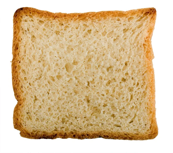 Whole wheat bread slice. Isolated — Stock Photo, Image