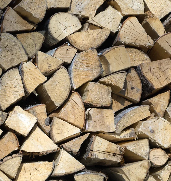 Drewno kominkowe tło — Zdjęcie stockowe