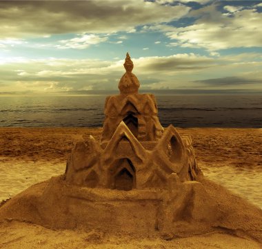 Sandcastle sahilde