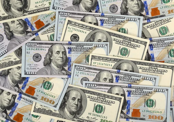 Hintergrund der Dollarnote — Stockfoto