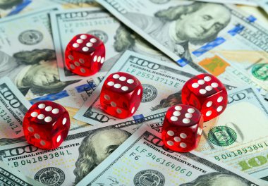 Dices Casino arka plan Doları