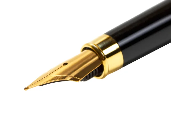 Signature fountain pen Royalty Free Stock Images