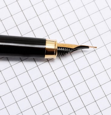 kalem üzerinde not defterleri