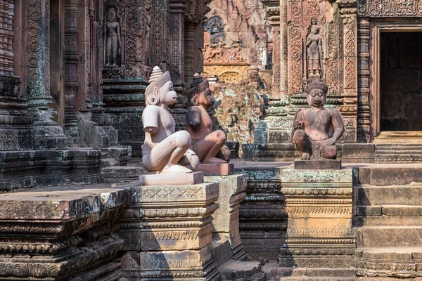 Banteai Srei, Siem Reap, Kamboja — Stok Foto
